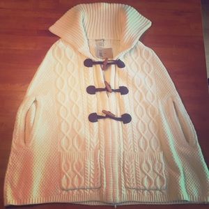 Women’s Lucky Brand wool poncho sweater